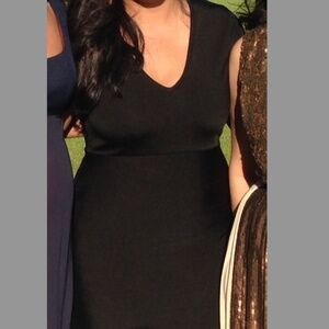 High quality Kenneth Cole fitted stretch black dress